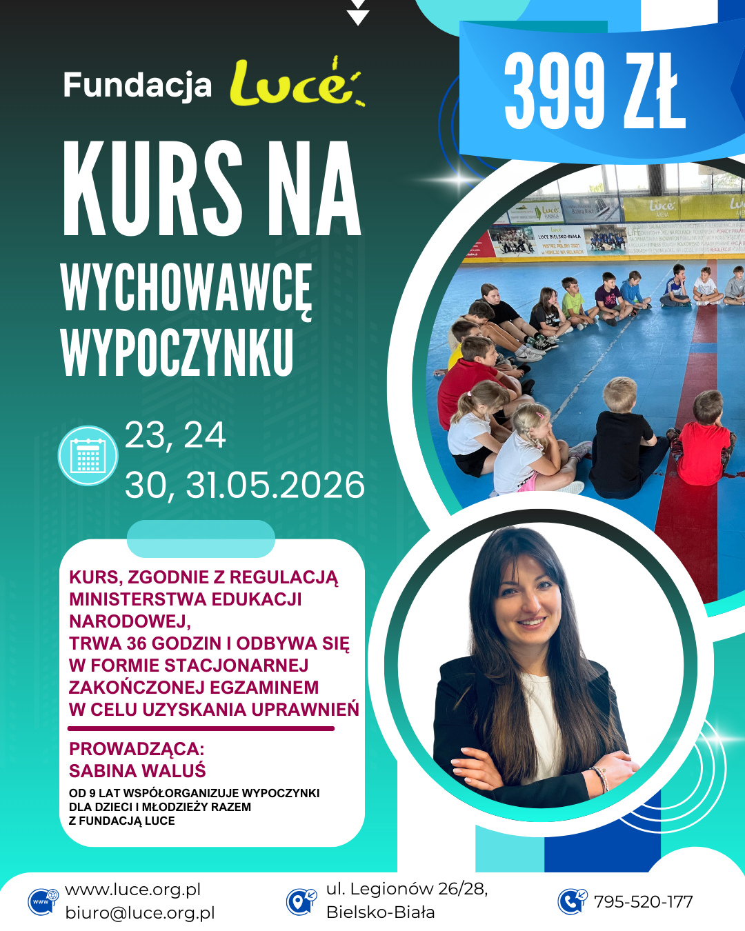 Kurs na wychowawcę i kierownika wypoczynku 2026! 